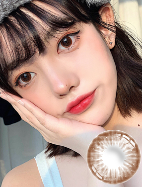 韓國進口Color Baby美瞳半年拋1片-星星巧[Stars Choco]