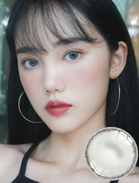 艾樂視美瞳年拋黎霧系列1片瓶裝-霧珀灰