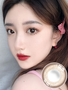 艾樂視美瞳年拋1片-巨星咖啡棕