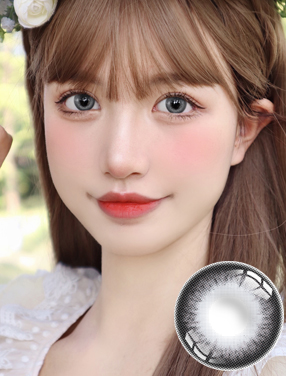 艾樂視美瞳年拋1片-芋泥黑